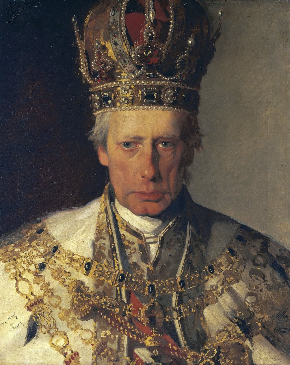 Itävallan keisari Frans I tekijältä Friedrich von Amerling