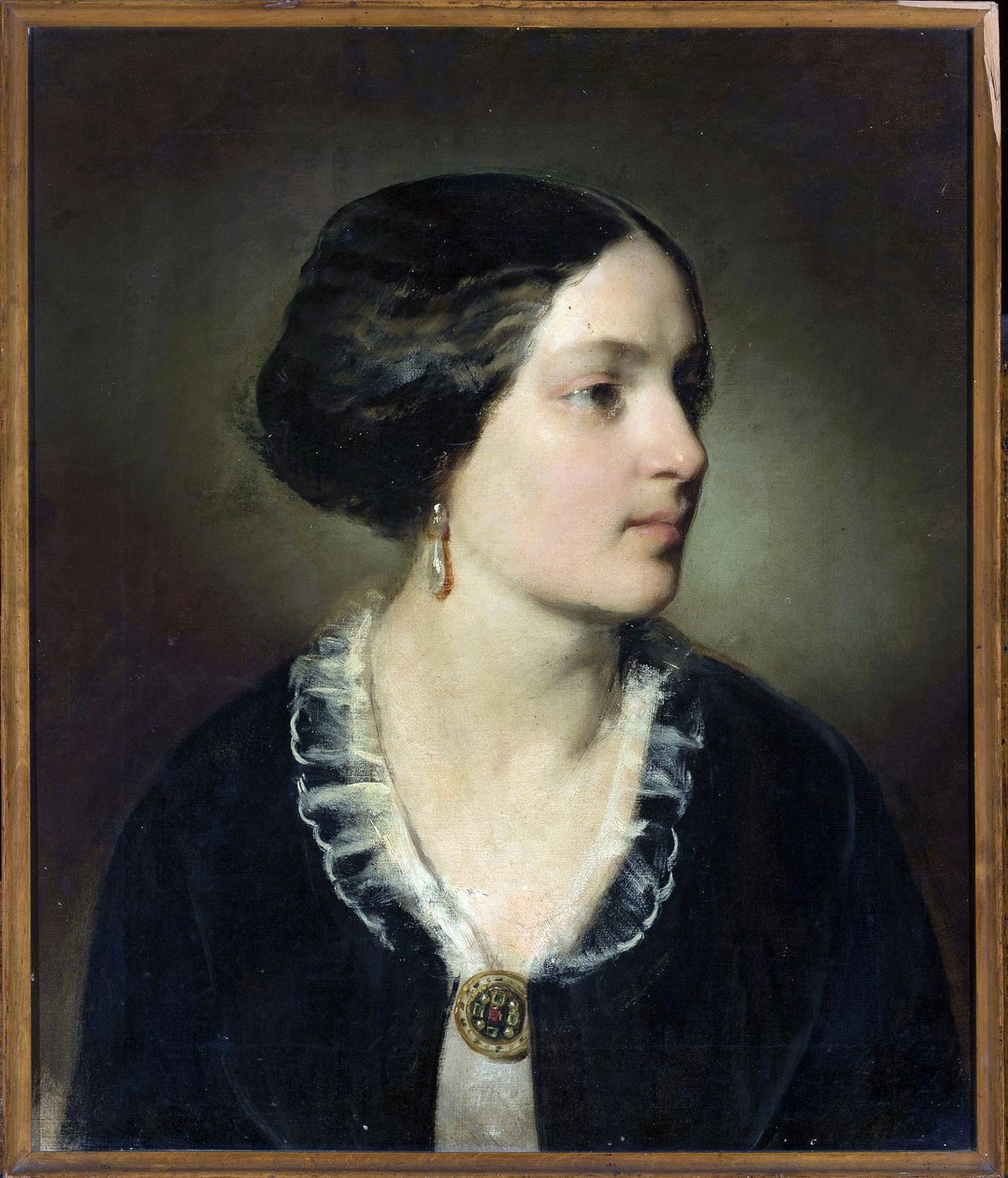 Muotokuva kreivitär Katarzyna Potockasta (1825-1907), s. Branicka - Friedrich Ritter von Amerling (1803-1887). Öljy kankaalle tekijältä Friedrich von Amerling