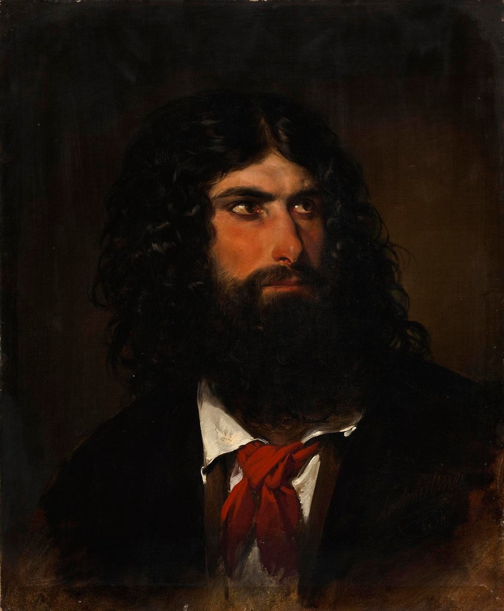 Roomalaisen talonpojan muotokuva tekijältä Friedrich von Amerling