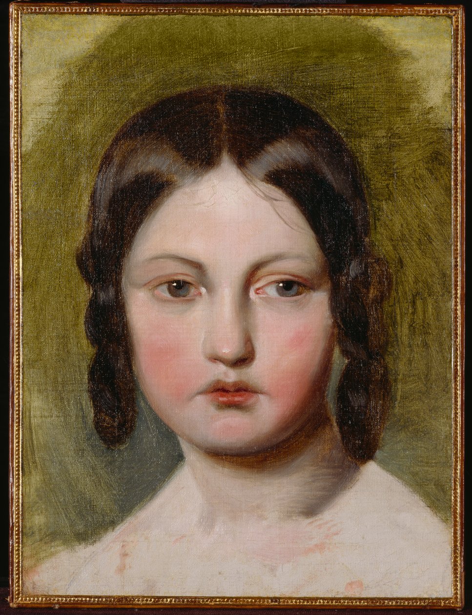Nuoren tytön muotokuva (öljy kankaalle) tekijältä Friedrich von Amerling