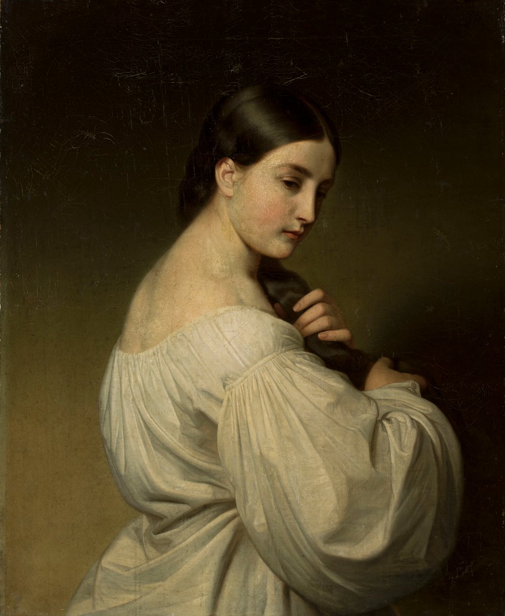 Nuoren naisen muotokuva tekijältä Friedrich von Amerling