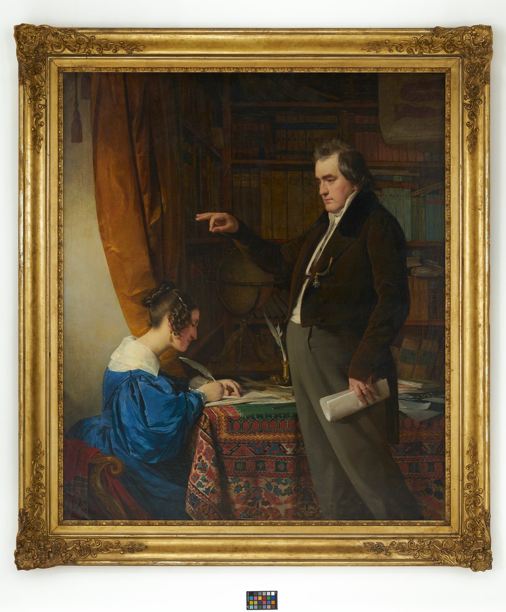 Professori, tohtori Ignaz Rudolf Bischoff von Altenstern sanelemassa vaimolleen Johannalle tekijältä Friedrich von Amerling