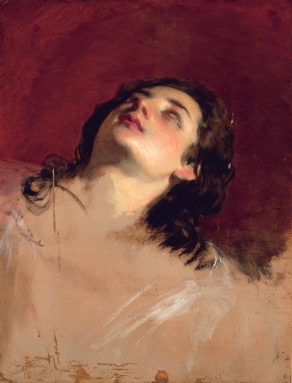 Tutkimus naisen päästä tekijältä Friedrich von Amerling