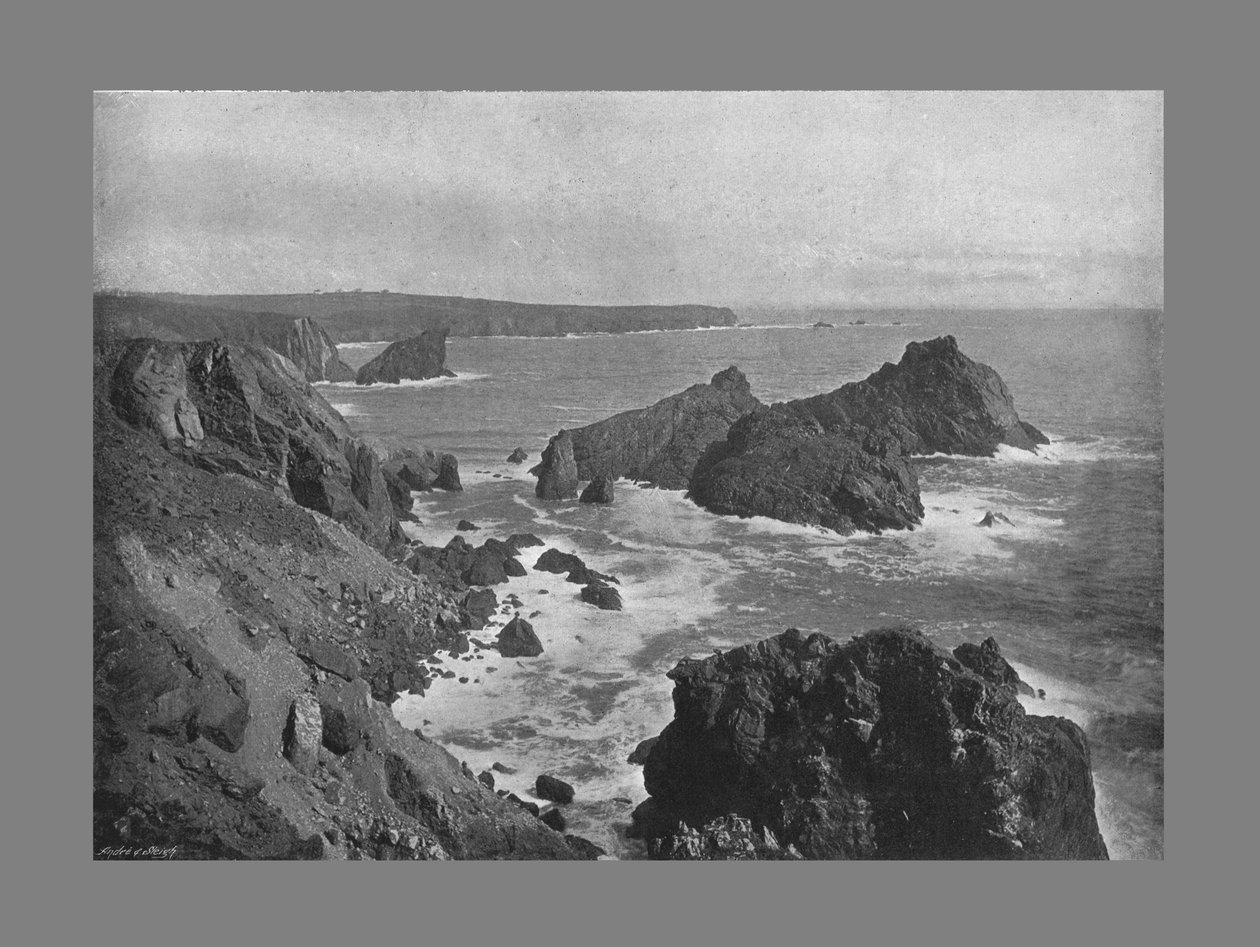 Old Lizard Head ja Kynance Cove, c1900 tekijältä Frith and Co