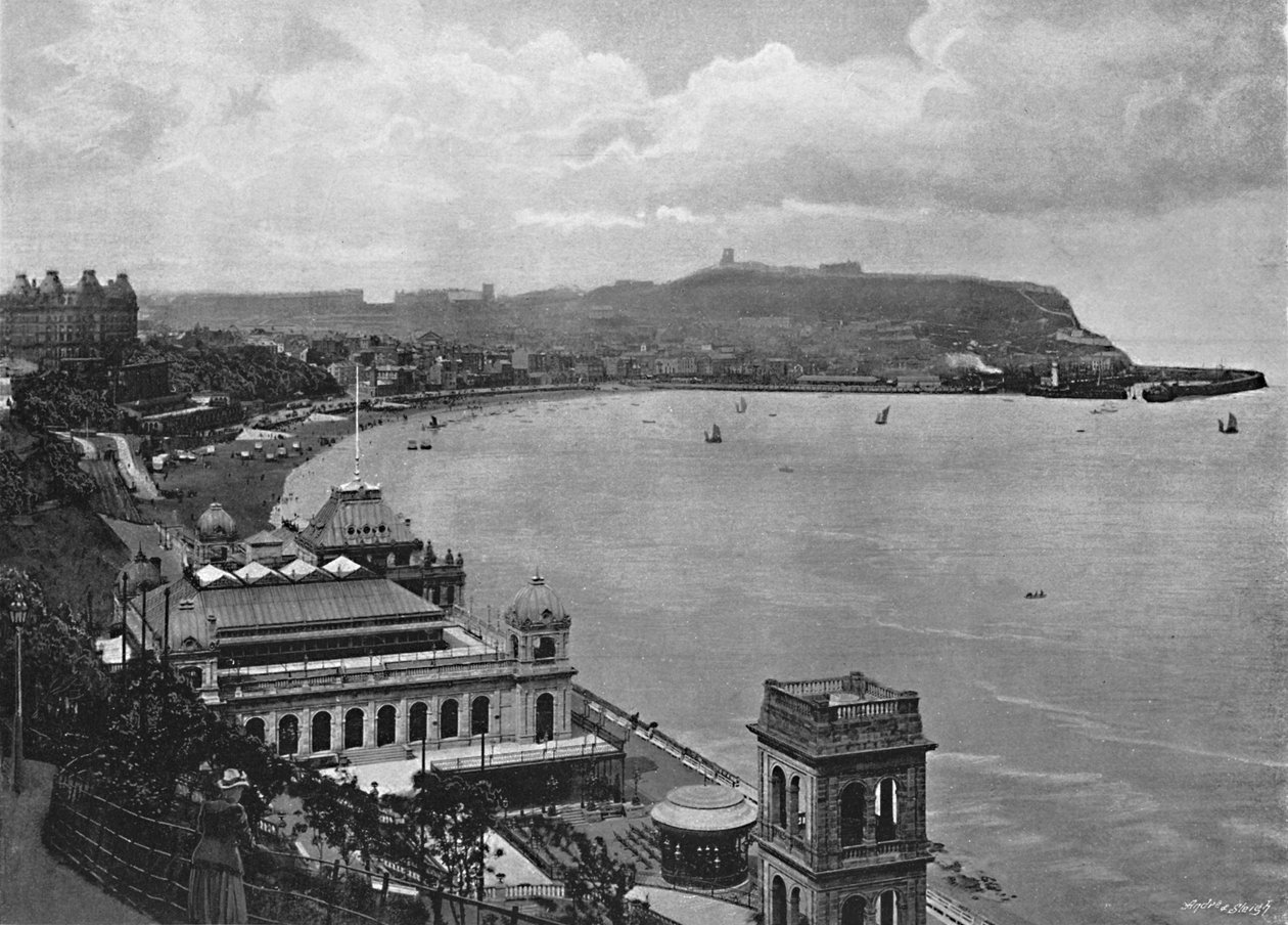 Scarborough: The South Bay and Spa, c1896 tekijältä Frith and Co