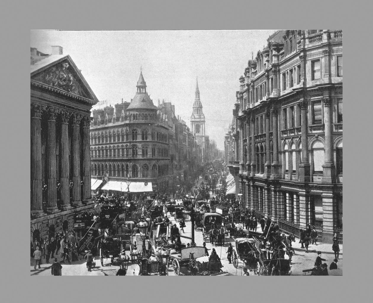 The Mansion House and Cheapside, Lontoo, c1900 tekijältä Frith and Co