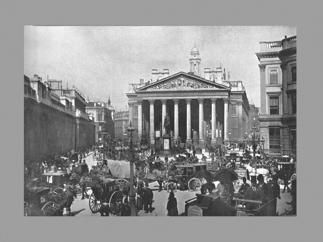 Royal Exchange, Lontoo, c1900 tekijältä Frith and Co