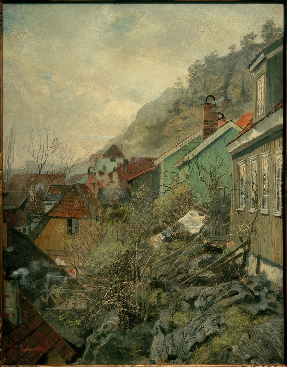 Taloja Kragerø tekijältä Fritz Thaulow