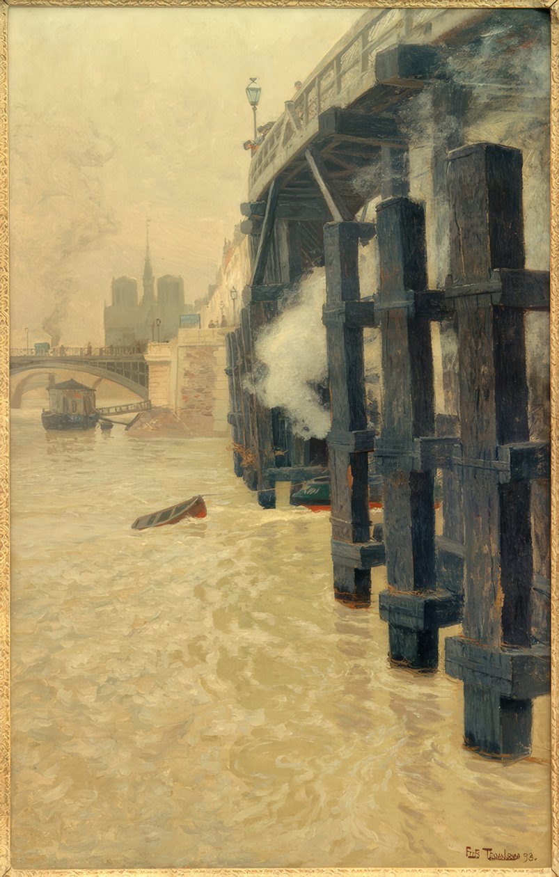 Seine joulukuussa tekijältä Fritz Thaulow