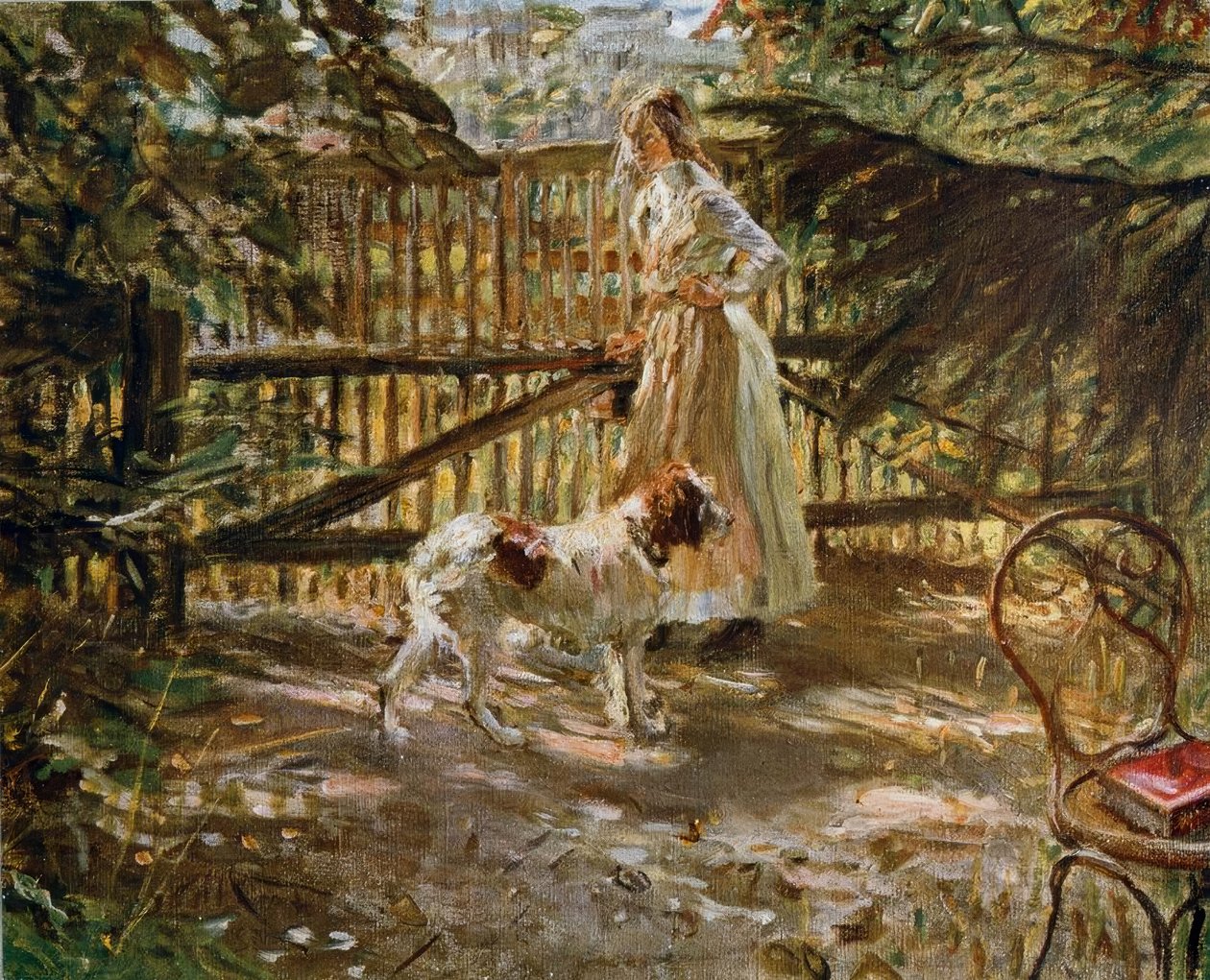 Olen Gartenzaun tekijältä Fritz von Uhde