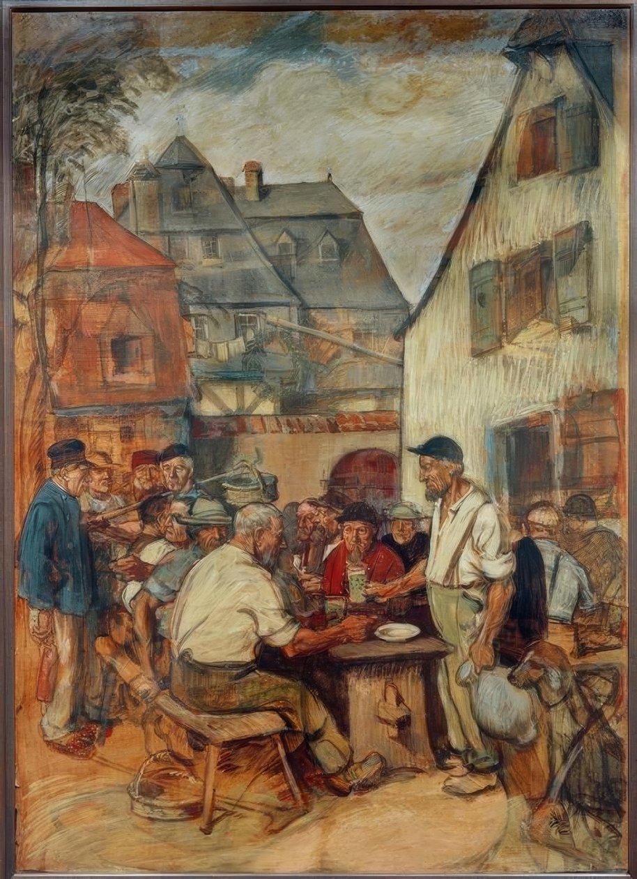 Heckenwirtschaft in Sachsenhausen tekijältä Fritz Böhle