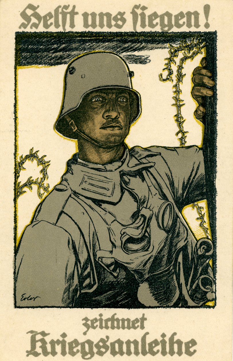 Saksan WW1 War Bonds -juliste tekijältä Fritz Erler