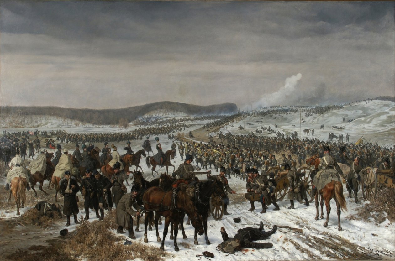Oeverseen taistelu 6. helmikuuta 1864 tekijältä Fritz L