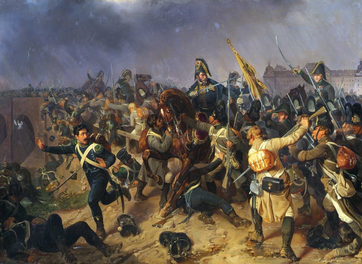 Jakso tapaamisesta lähellä Znaimia 1809 tekijältä Fritz L