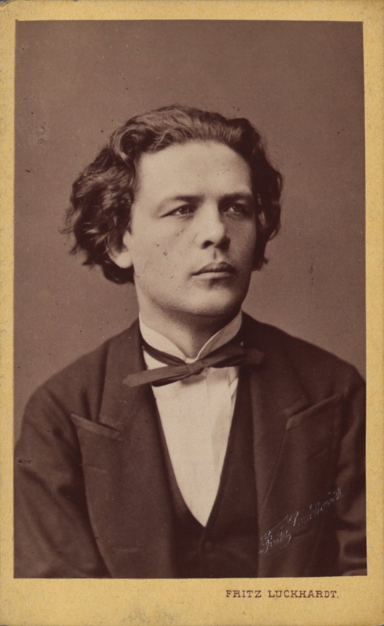 Säveltäjä Anton Rubinsteinin muotokuva 1829-1894, n. 1870. tekijältä Fritz Luckhardt