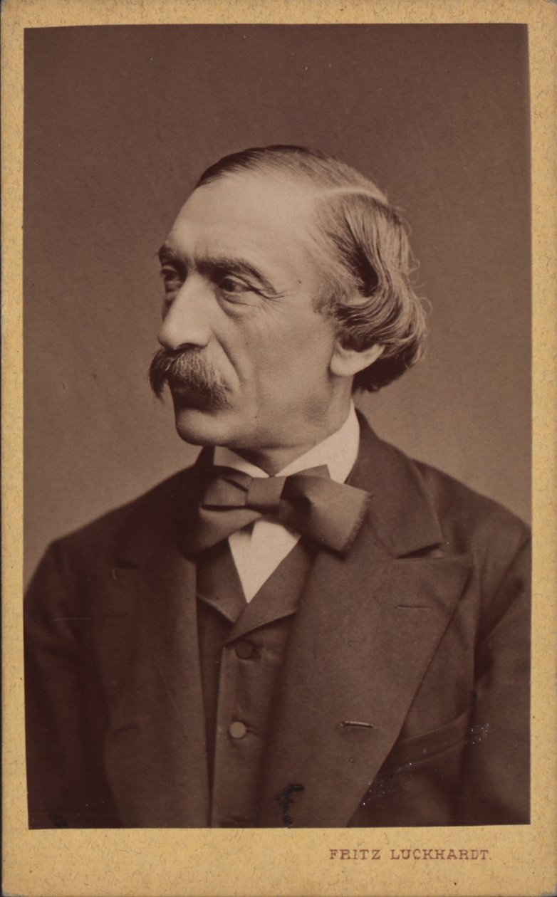 Muotokuva säveltäjä Carl Eversistä 1819-1875, ennen vuotta 1875. tekijältä Fritz Luckhardt