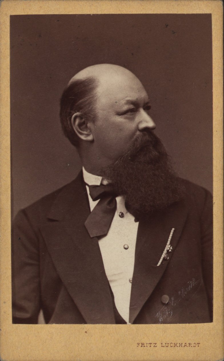 Muotokuva säveltäjä Franz von Suppèsta 1819-1895 n. 1880. tekijältä Fritz Luckhardt