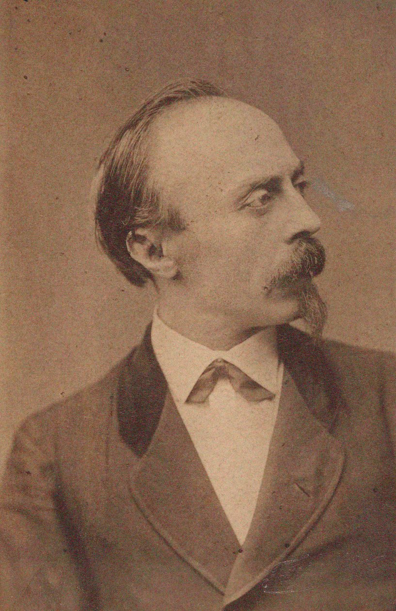 Muotokuva säveltäjä Hans von Bülowista 1830-1894, n. 1875. tekijältä Fritz Luckhardt