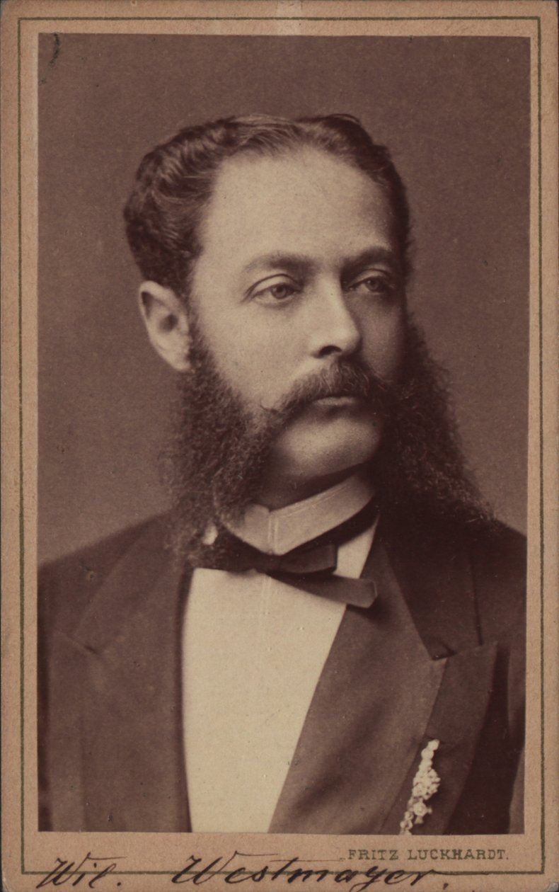 Säveltäjä Wilhelm Westmeyerin muotokuva 1829-1880. tekijältä Fritz Luckhardt