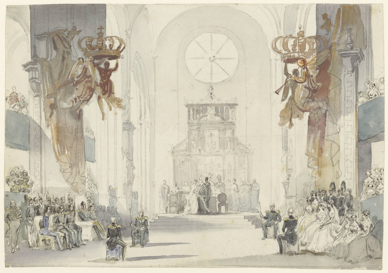Prinsessa Louisen avioliitto Ruotsin prinssi Charlesin kanssa tekijältä Fritz Ludwig von Dardel