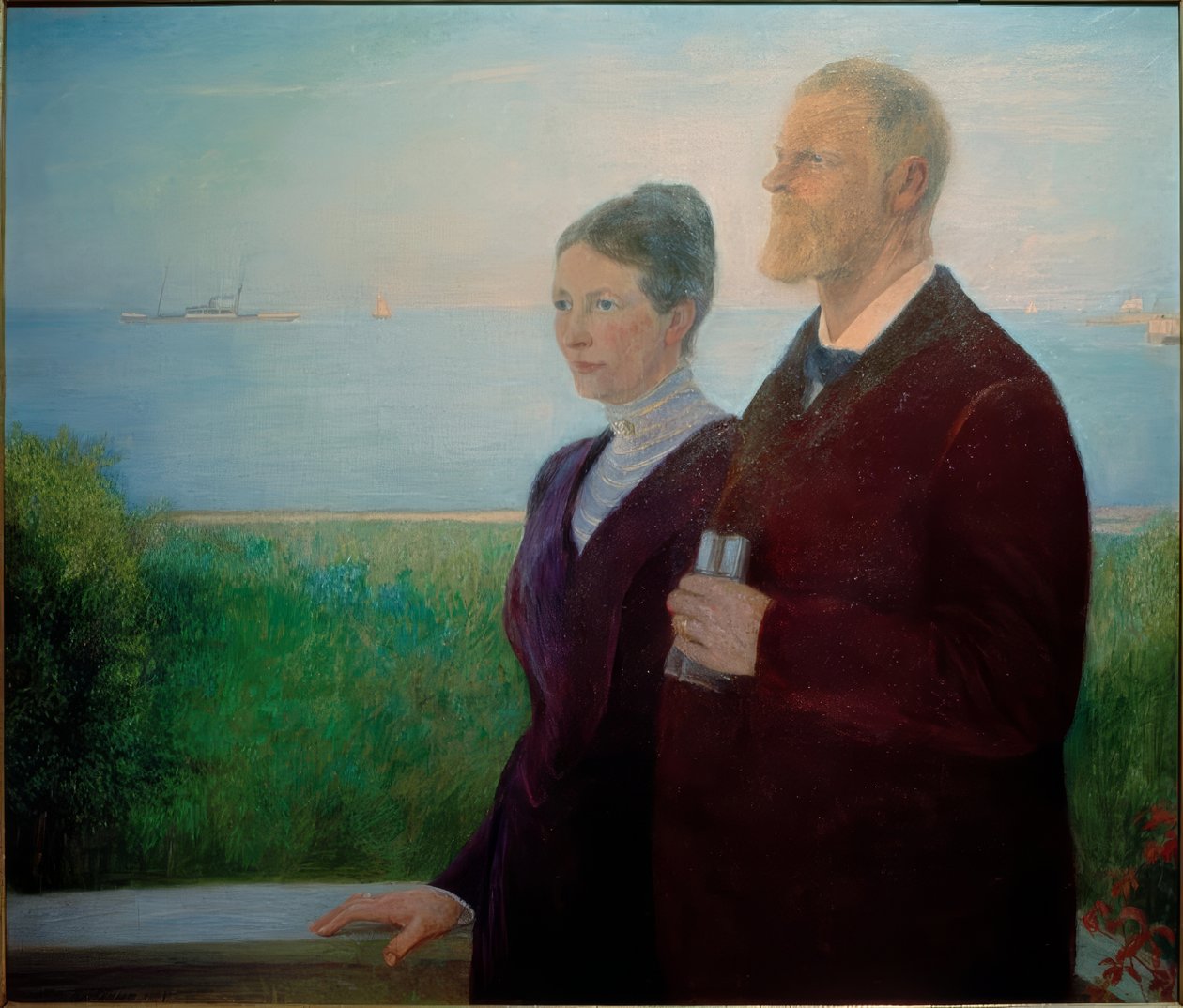 Kaksoisportretti (Woermann) tekijältä Fritz Mackensen