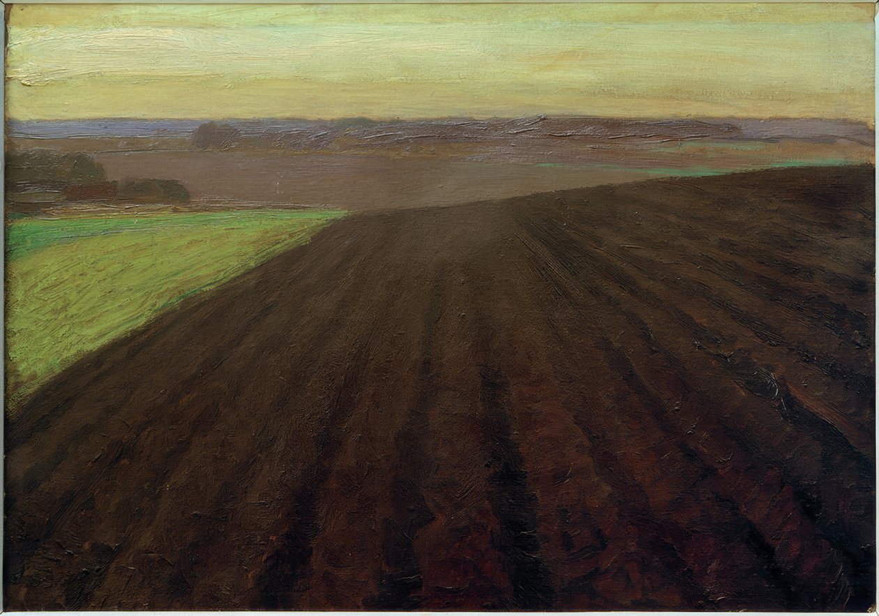 Fritz Mackensen, "Mooräcker" / Öljy kankaalle, 1900 tekijältä Fritz Mackensen