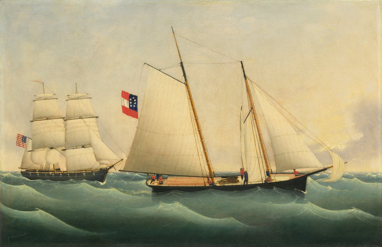 Savannahin vangitseminen USA:n toimesta Perry, 1861. tekijältä Fritz Müller