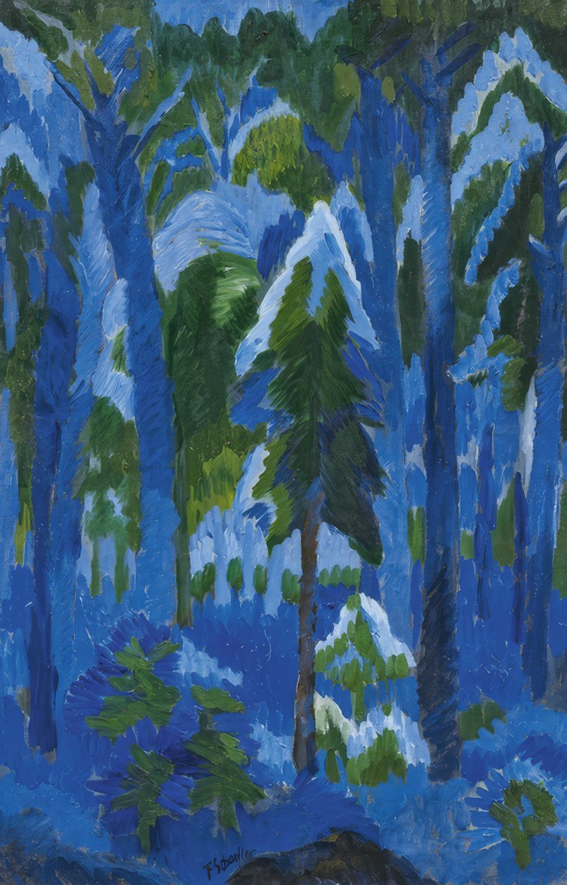 "Metsäkuva III" tekijältä Fritz Schaefler