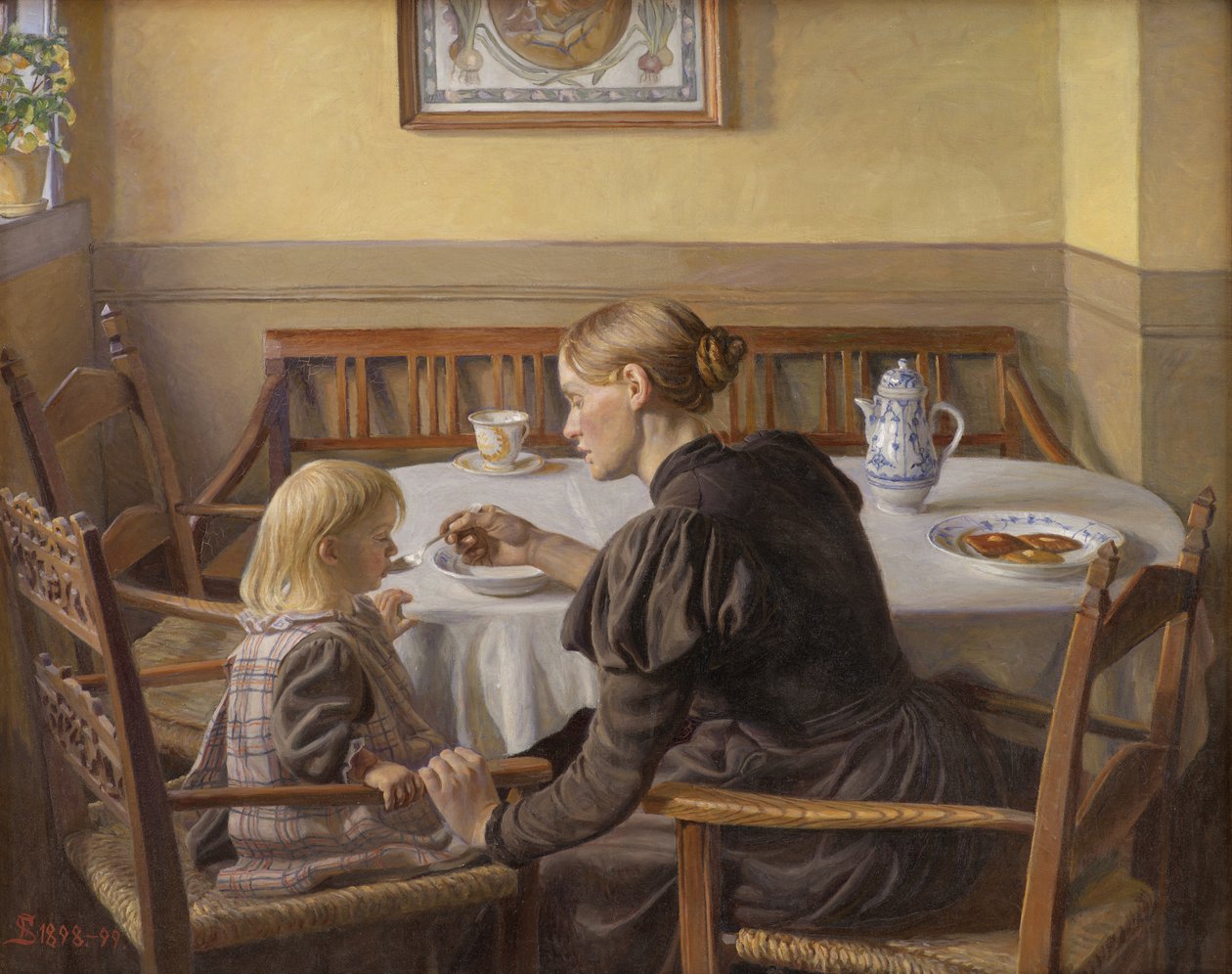 Äiti ja lapsi tekijältä Fritz Syberg