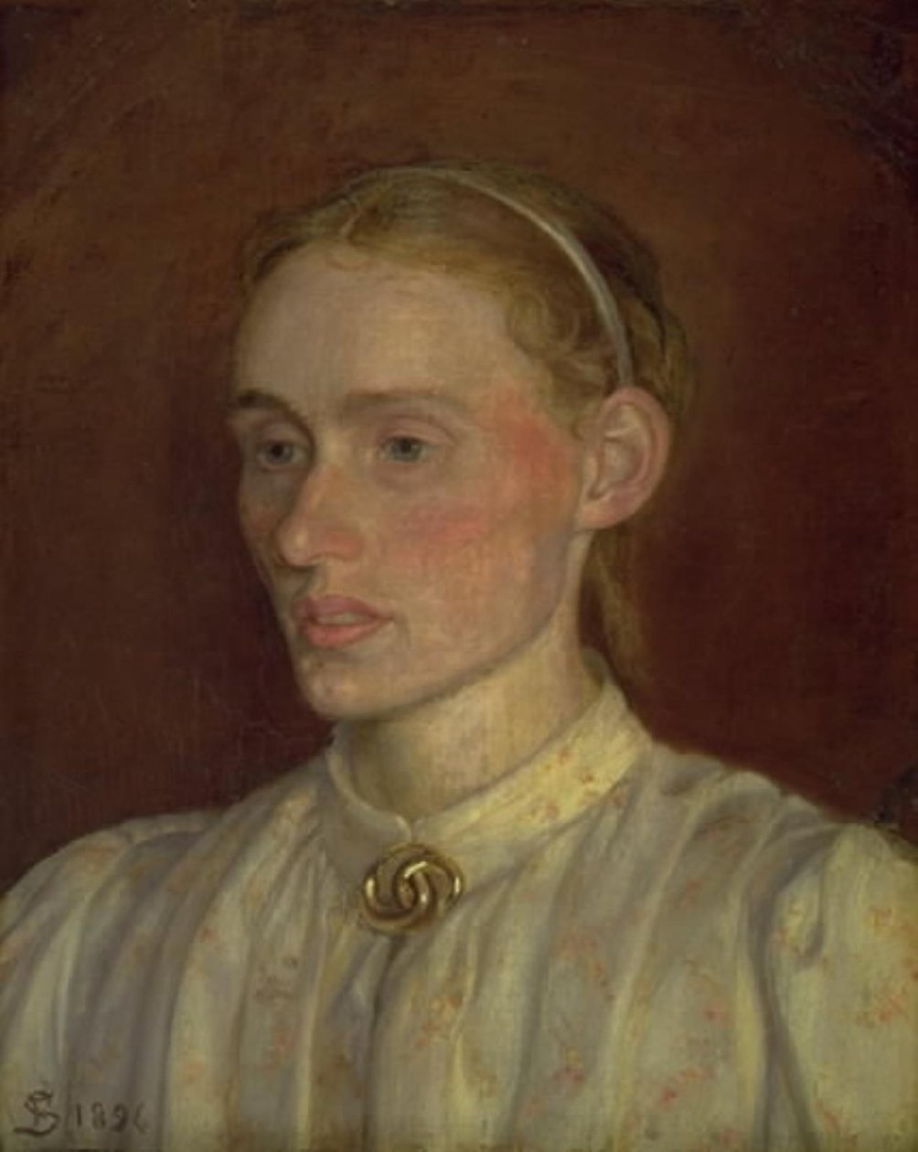 Anna Sybergin muotokuva tekijältä Fritz Syberg