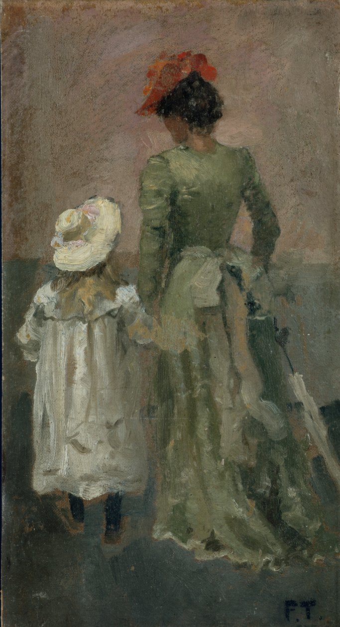 Alexandra Thaulow Ingridin kanssa tekijältä Fritz Thaulow