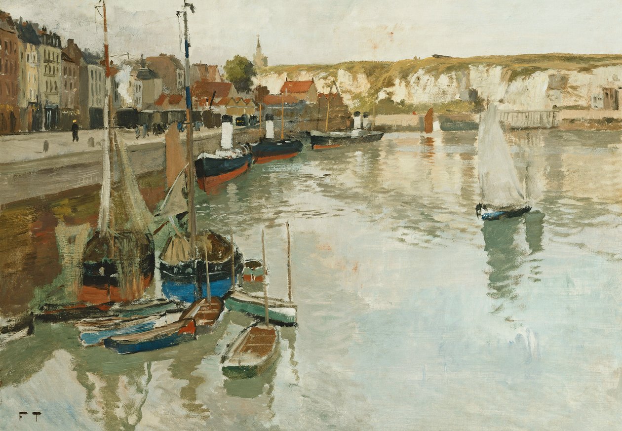 Dieppe, noin 1894 tekijältä Frits Thaulow