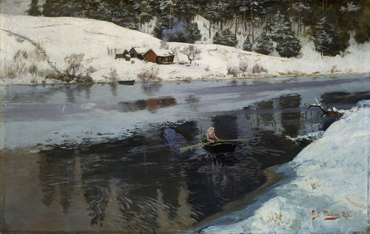 Simoasta, talvi tekijältä Frits Thaulow