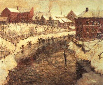 Nybroenin sillalta, Oslo tekijältä Fritz Thaulow