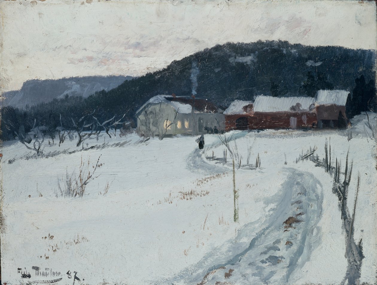 Grini, Upper Maja Farm tekijältä Fritz Thaulow