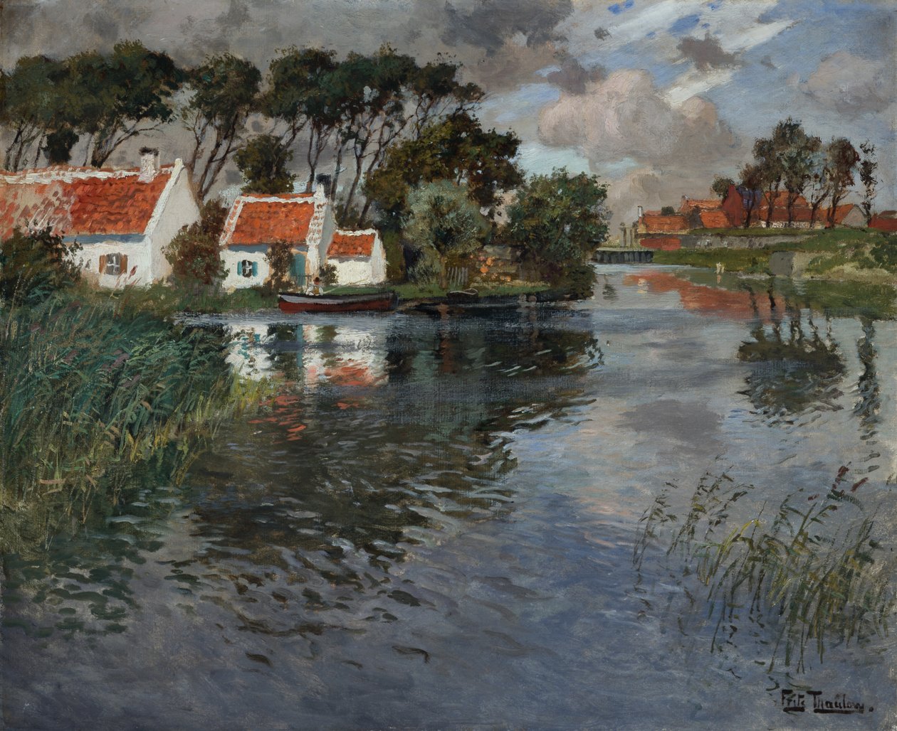 Tuulenpuuska tekijältä Fritz Thaulow