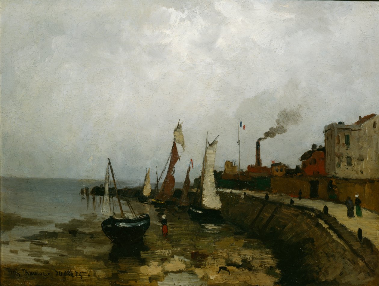 Satama Ranskassa tekijältä Fritz Thaulow
