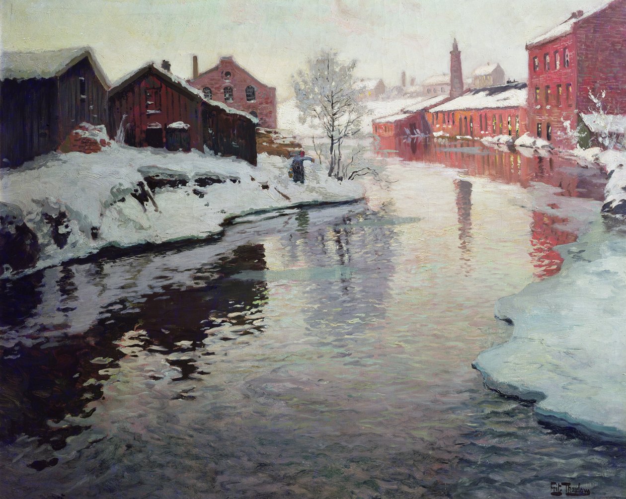 Lysaker-joki tekijältä Fritz Thaulow