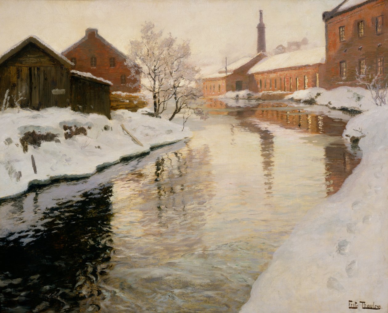 Lysaker kyyneleet tekijältä Fritz Thaulow