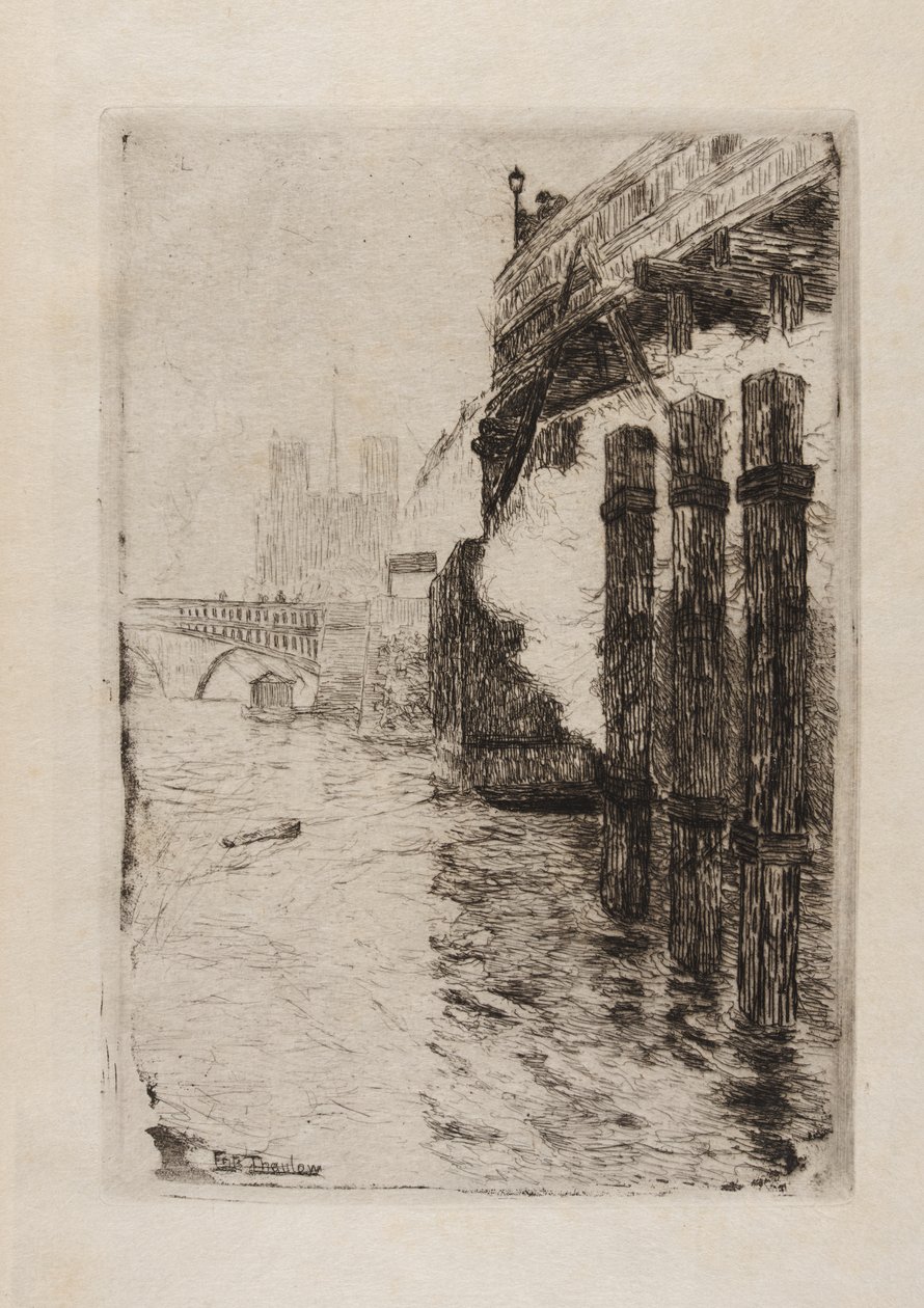 Laiturin silta tekijältä Fritz Thaulow