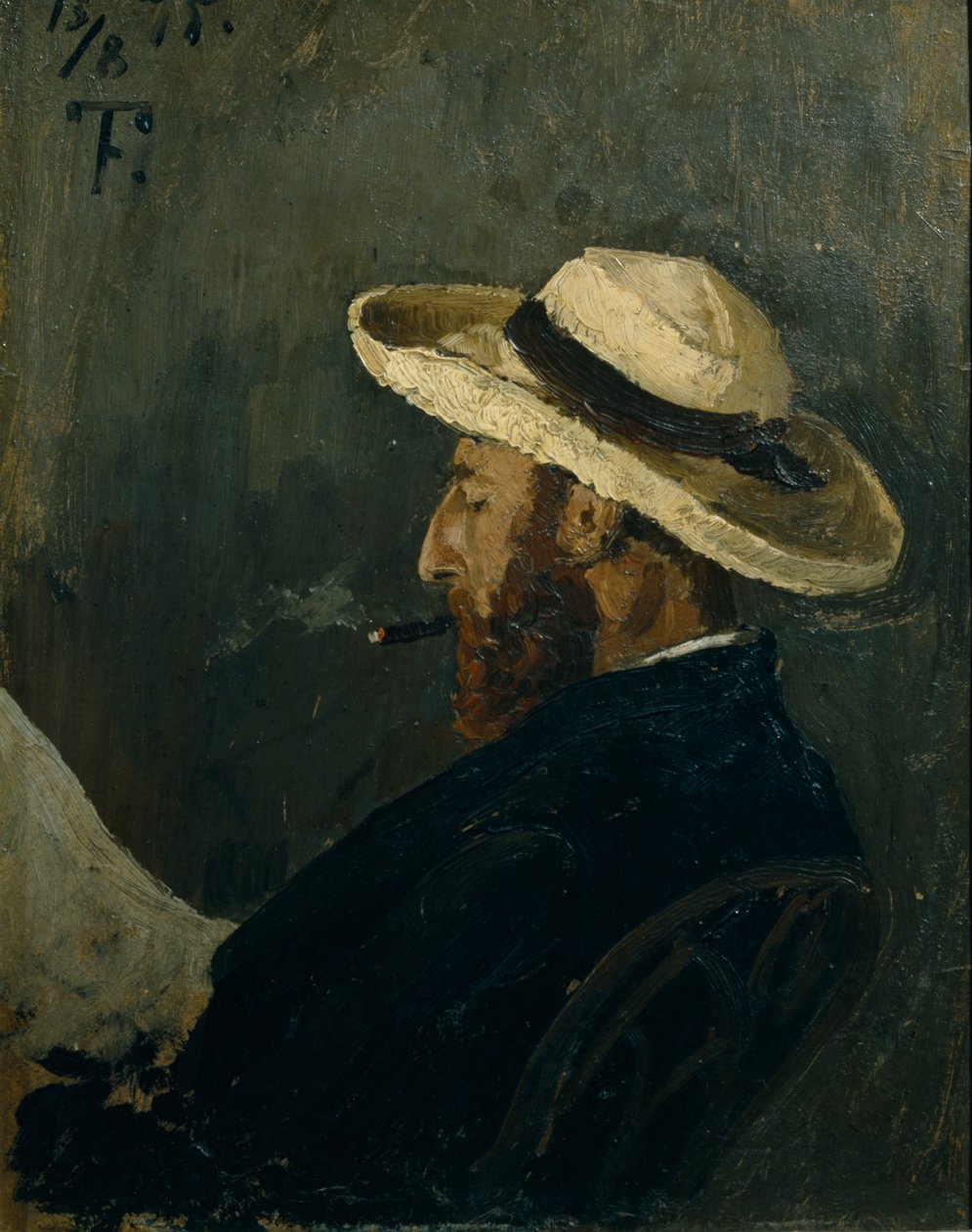 Fredrik Collettin muotokuva tekijältä Fritz Thaulow
