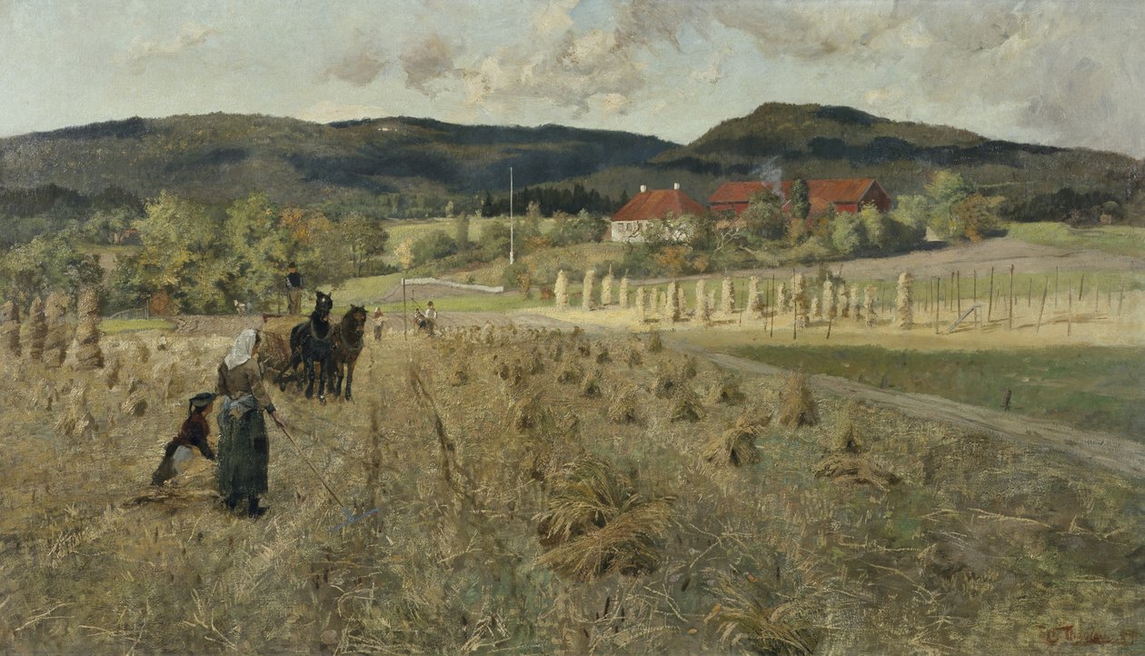 Syyskuun päivä Vestre Akerissa tekijältä Fritz Thaulow