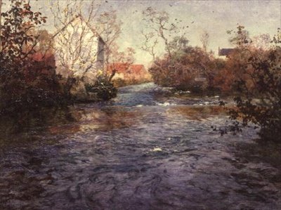 Amiensin sininen joki tekijältä Fritz Thaulow