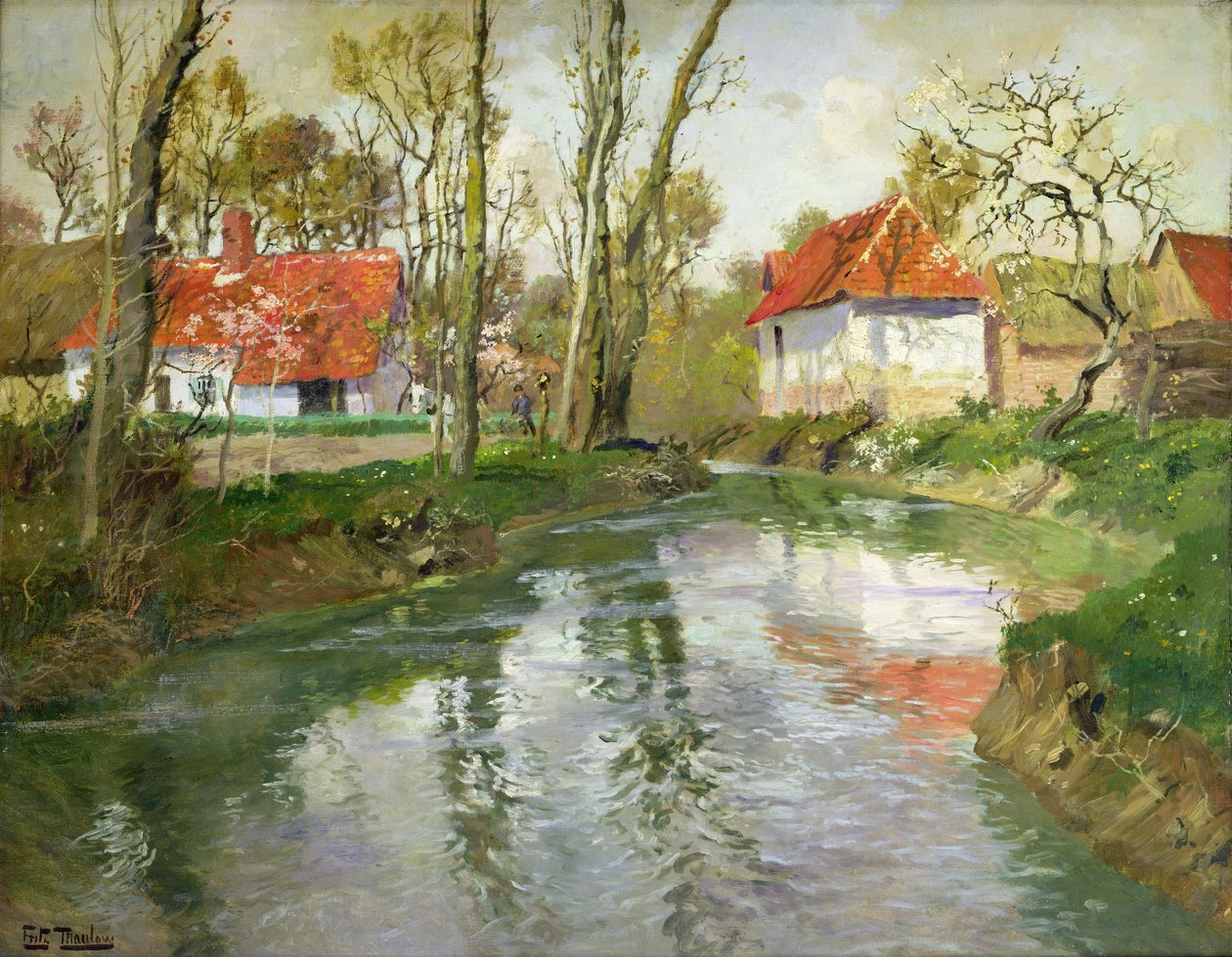 Quimperlen meijeri tekijältä Frits Thaulow