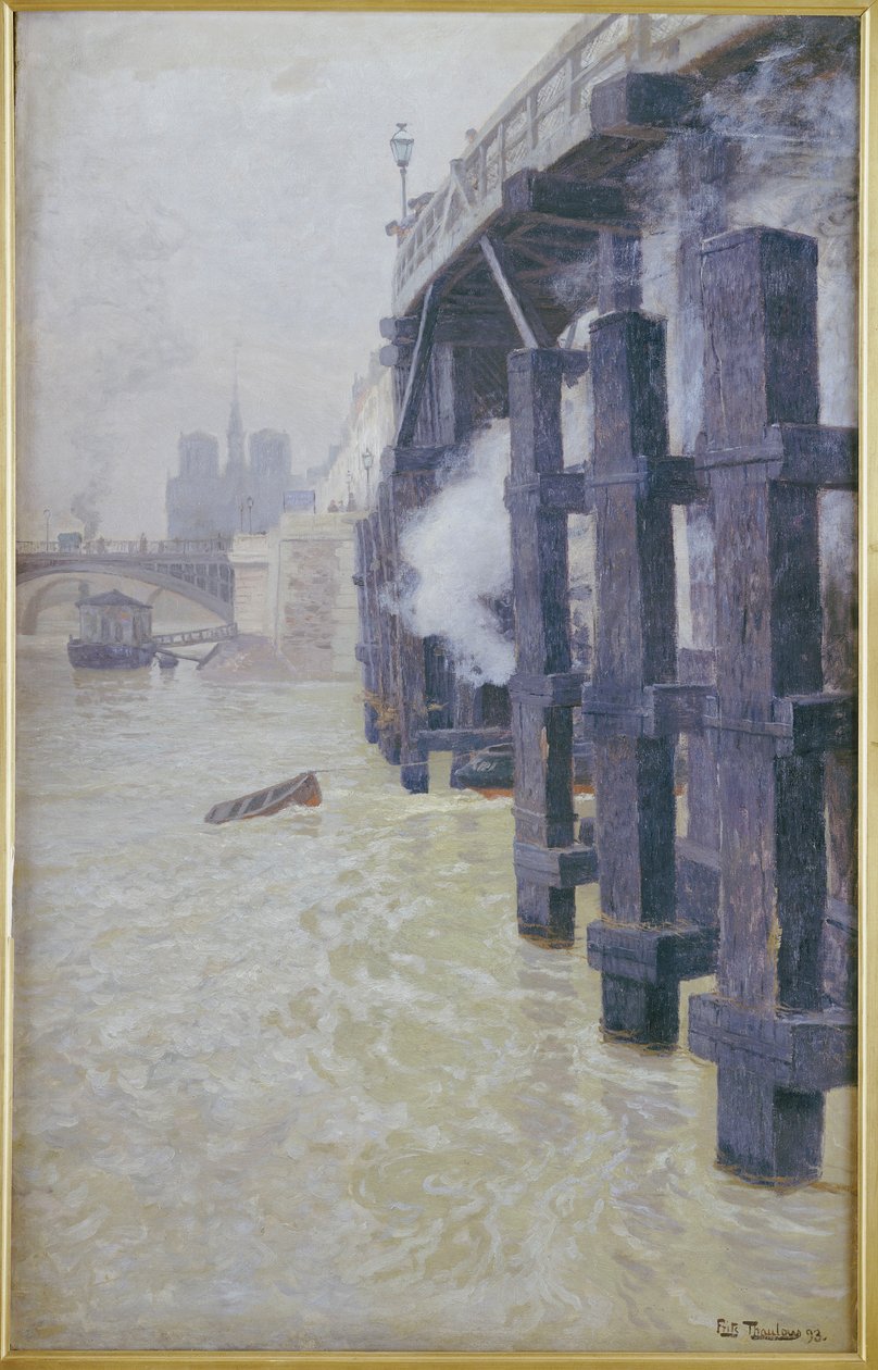 Seine joulukuussa 1893 tekijältä Frits Thaulow