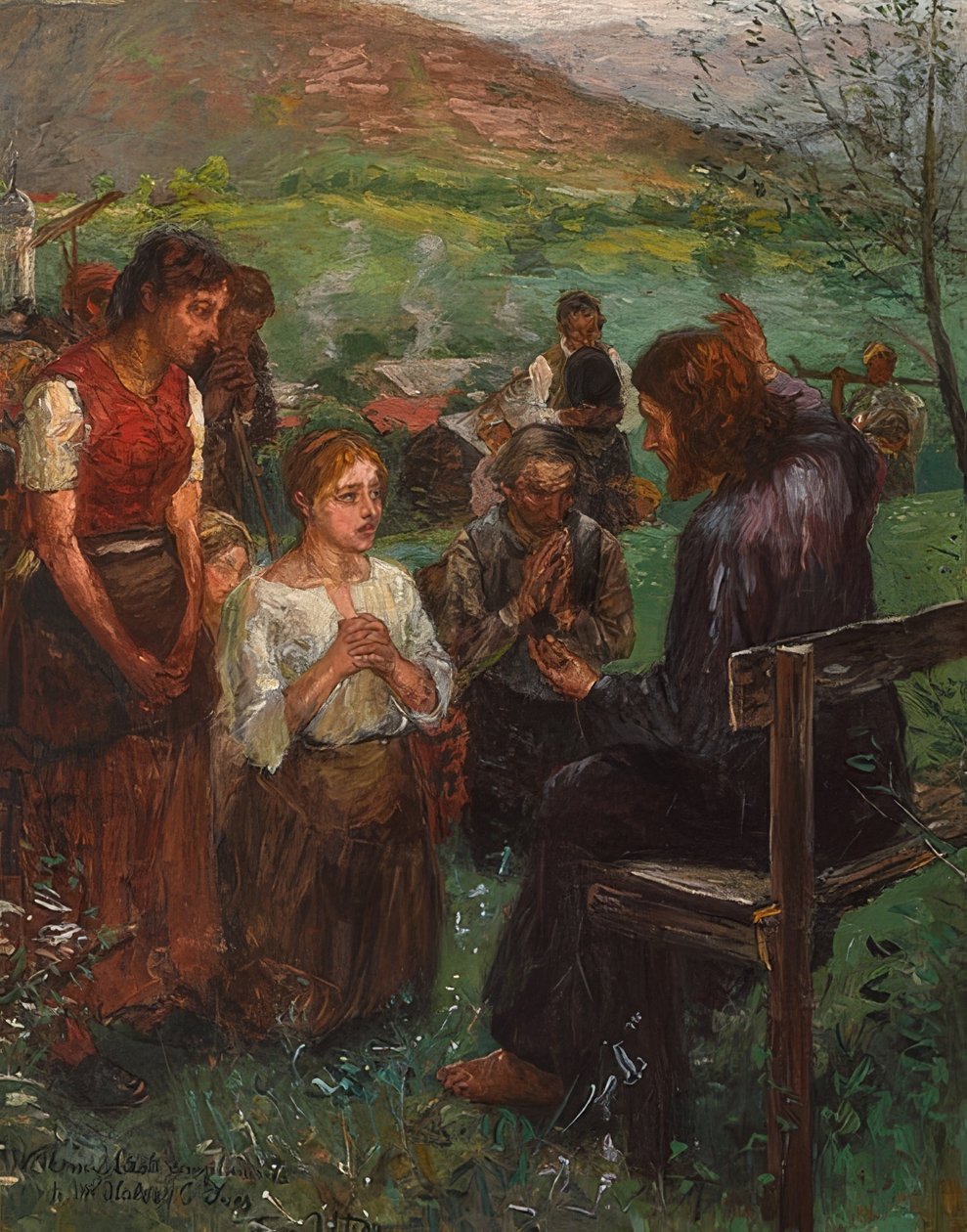 Vuorisaarna tekijältä Fritz von Uhde