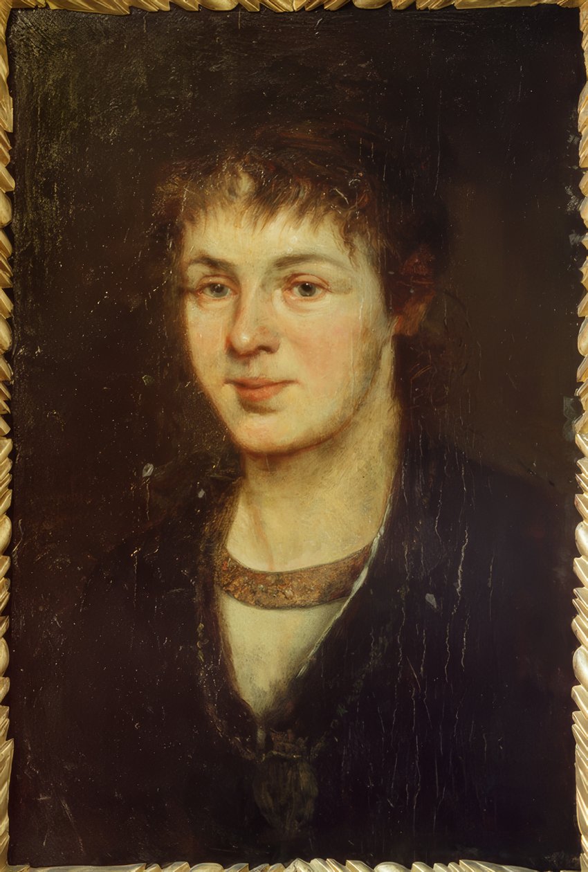 Amalie Uhden muotokuva tekijältä Fritz von Uhde