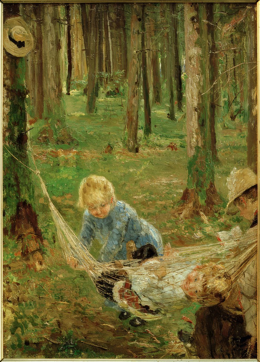 Riippumatossa tekijältä Fritz von Uhde