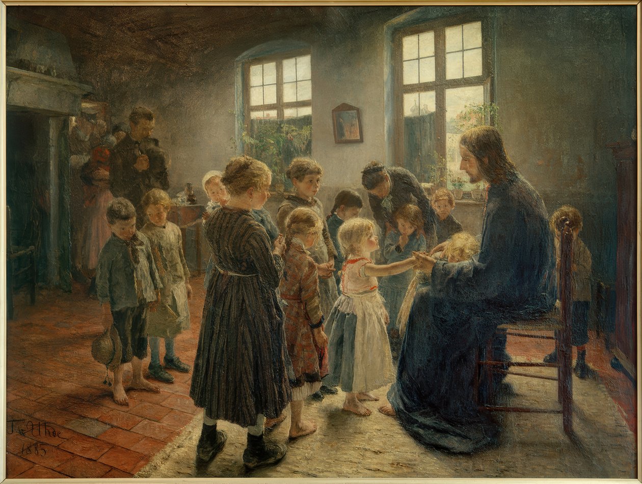 Anna lasten tulla luokseni tekijältä Fritz von Uhde