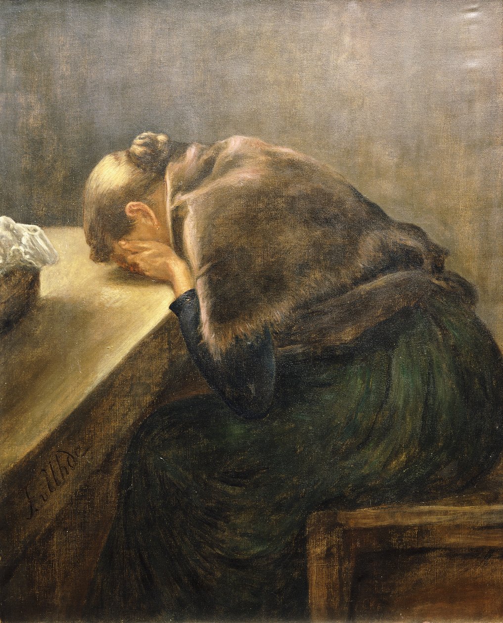 Suruaika, tekijältä Fritz von Uhde